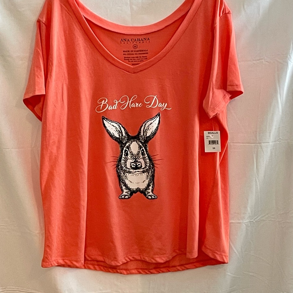 Short sleeve T-shirt with bunny